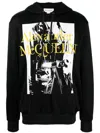 Alexander Mcqueen Sweatshirt With Atelier Print In Schwarz