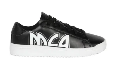 Pre-owned Alexander Mcqueen Logo Print Low-top Sneaker Black (women's)