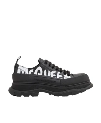 ALEXANDER MCQUEEN ALEXANDER MCQUEEN LOGO PRINTED LOW-TOP SNEAKERS