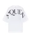 Alexander Mcqueen Logo Cotton T-shirt In White