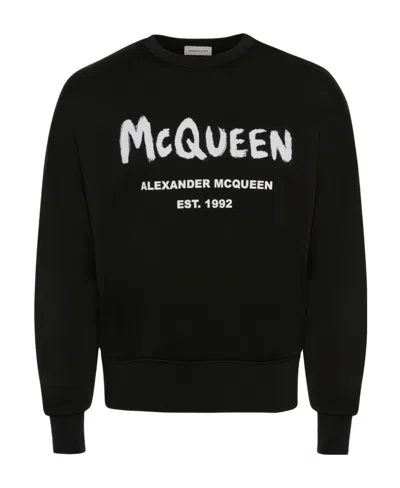 ALEXANDER MCQUEEN ALEXANDER MCQUEEN GRAFFITI OVERSIZED SWEATSHIRT