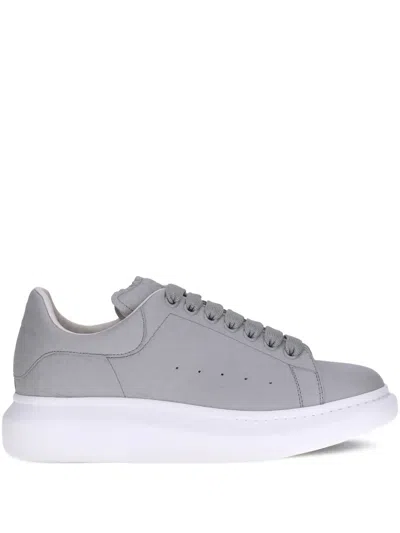 Alexander Mcqueen Logo-print Sneakers In Gray