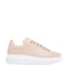 Alexander Mcqueen Multicolour Eyelet Lace Up Sneakers In Pink