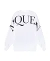 Alexander Mcqueen Sweatshirt With Logo Print In White