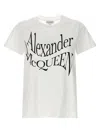 Alexander Mcqueen Alexander Mc Queen Logo Print T Shirt In White