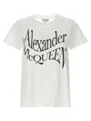 Alexander Mcqueen Alexander Mc Queen Logo Print T Shirt In White