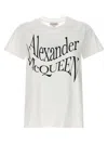 Alexander Mcqueen Alexander Mc Queen Logo Print T Shirt In White
