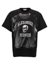 Alexander Mcqueen Logo Print T-shirt In Black