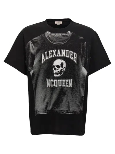 ALEXANDER MCQUEEN ALEXANDER MCQUEEN LOGO PRINT T-SHIRT