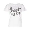 Alexander Mcqueen Alexander Mc Queen Logo Print T Shirt In White