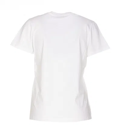 Alexander Mcqueen Logo Print T-shirt In White