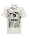 Alexander Mcqueen Printed Compact Cotton T-shirt