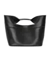 Alexander Mcqueen Small Bow Tote Bag In Black