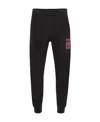 Alexander Mcqueen Logo-print Track Pants In Black