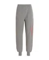 Alexander Mcqueen Logo Print Track Pants In Gray