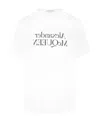 Alexander Mcqueen Alexander Mc Queen Reflected Logo T Shirt In White