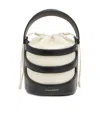 Alexander Mcqueen The Rise Nappa Leather Bucket Bag In Black