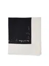 Alexander Mcqueen Frayed-edge Logo Printed Scarf