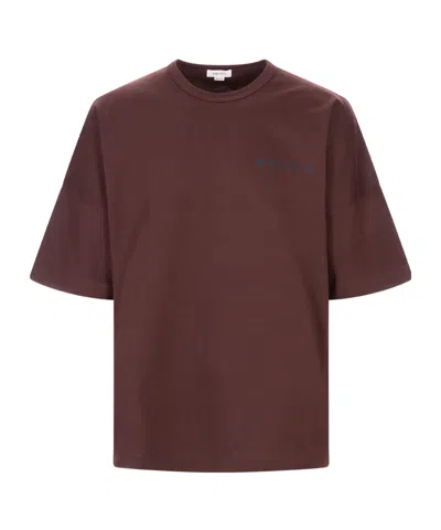 Alexander Mcqueen Short-sleeved T-shirt In Purple