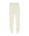 Alexander Mcqueen Graffiti Print Cotton Joggers In Nude