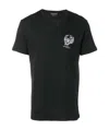Alexander Mcqueen Logo Round-necked T-shirt In Black