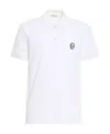 Alexander Mcqueen Logo Short-sleeved Polo Shirt In White