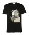 Alexander Mcqueen Logo Short-sleeved T-shirt In Black