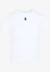 Alexander Mcqueen Monogram Crewneck T-shirt In White