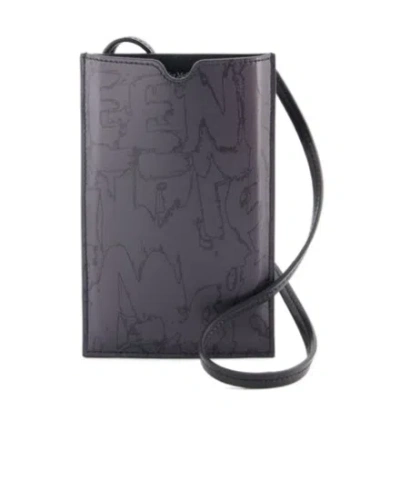 Alexander Mcqueen Logo Shoulder Bag In Black