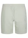 Alexander Mcqueen Logo Side Shorts In Opal