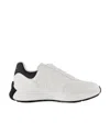 Alexander Mcqueen Sprint Runner Embossed Two-tone Leather Exaggerated-sole Sneakers