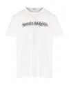 Alexander Mcqueen Logo Stamp Cotton T-shirt In White