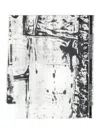 Alexander Mcqueen Logo-stripe Abstract-print Scarf In White
