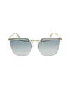 Alexander Mcqueen Logo Sunglasses In Gray