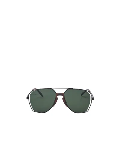 Alexander Mcqueen Logo Sunglasses In Green