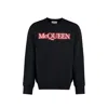 Alexander Mcqueen Spray Effect Logo Sweatshirt