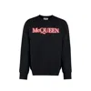Alexander Mcqueen Spray Effect Logo Sweatshirt