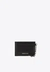Alexander Mcqueen Sling Card Holder Door In Black