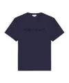 Alexander Mcqueen Crew Neck T-shirt Short Sleeves In Blue