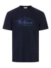 Alexander Mcqueen Logo T-shirt In Blue