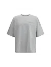 Alexander Mcqueen Logo T-shirt In Gray