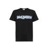 Alexander Mcqueen Logo T-shirt Men In Black