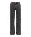 Alexander Mcqueen Alexander Mc Queen "metal Plate" Jeans In Black