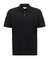 Alexander Mcqueen Organic Cotton Piquet Polo Shirt In Black