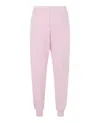 Alexander Mcqueen Logo Tape Jogger Sweatpants Man Pants Pink Size Xl Cotton