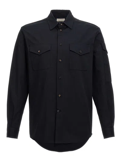 ALEXANDER MCQUEEN CAMISA - AZUL