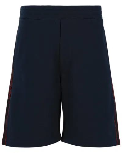 Alexander Mcqueen Logo Tape Short In Black