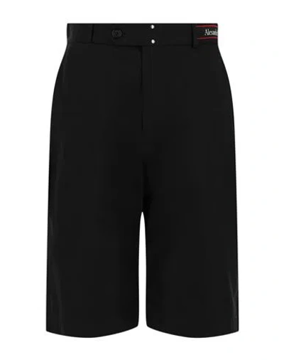 Alexander Mcqueen Logo Tape Short In Black