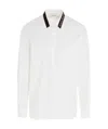 Alexander Mcqueen Cotton Shirt With Logo Detail In White
