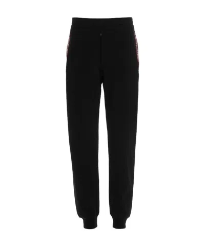 Alexander Mcqueen Logo-print Track Pants In Black
